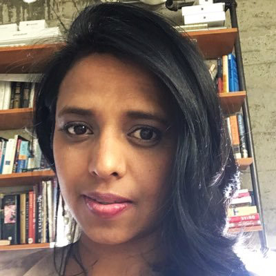 Bindu Reddy at a tech conference